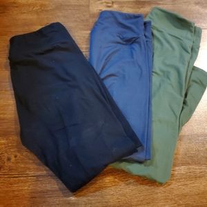 Lularoe leggings, set of 3